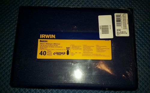 Irwin hanson 1841348, self alignment tap &amp; die set,40 pc. for sale