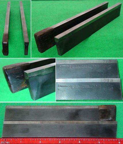 2 Carbide T-Profile Part Cut-Off Blades 7/8&#034; Lathe Tool Bit Machinist Gunsmith