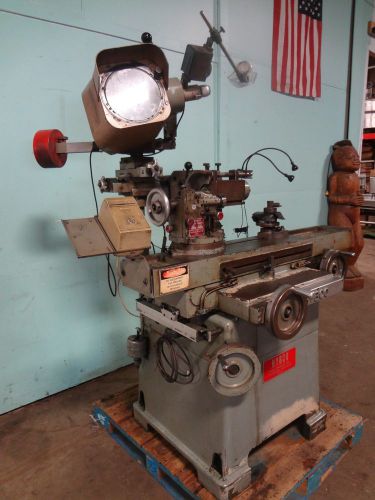 &#034; HYBCO &#034; HEAVY DUTY INDUSTRIAL 2 IN ONE RELIEF &amp; TOOL GRINDER 3 Phase, 1 1/2HP