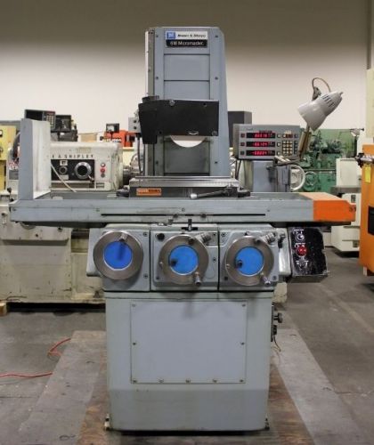 6&#034; x 18&#034; brown &amp; sharpe micromaster hydraulic surface grinder (new 1983) for sale