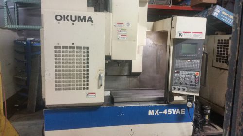 Okuma cnc mill mx-45vae for sale