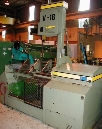 Hydraulic mechanical model v-18 vertical band saw , year 1995 for sale