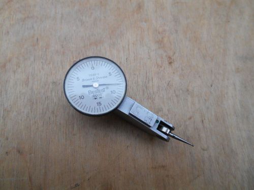 BROWN &amp; SHARPE 7030-3  BESTEST  DIAL INDICATOR , .0005&#034;