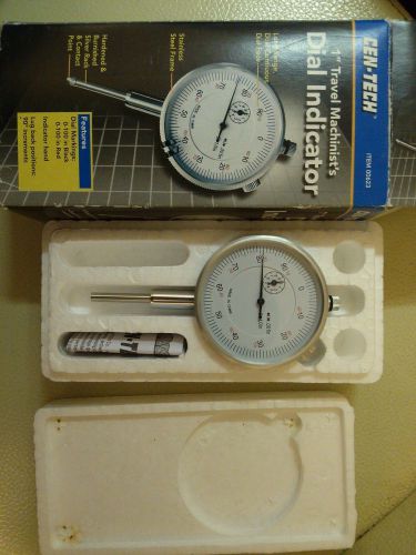 Cen-tech 1&#034; travel machinist&#039;s dial indicator calibration of equipment for sale
