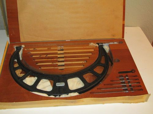 Lufkin 6&#034;-12&#034; od interchangeable  micrometer no.8412ax for sale