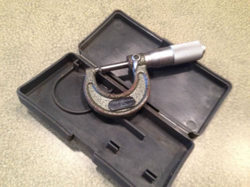 Vintage Mitutoyo Micrometer 0-1 Inch Machinist Tool