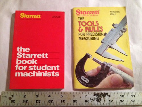 2 starrett lathe operations manual instructional guide books for sale