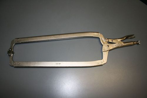 Vintage 24sp petersen vise-grip 24&#034; usa locking c clamp for sale