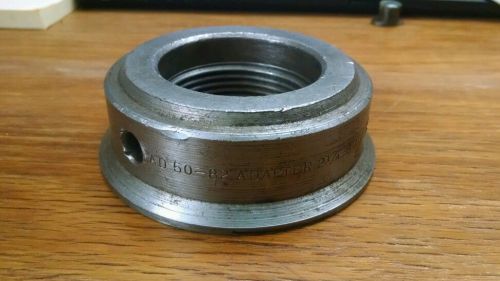 2-1/4&#034;-8 tpi threaded adapter for Jacobs Model 50 collet chuck