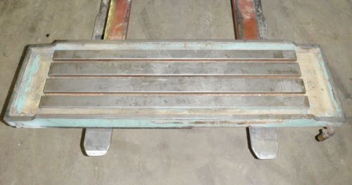 38&#034; x 10.25&#034; Steel Welding T-Slotted Table Cast iron Layout Plate T-Slot