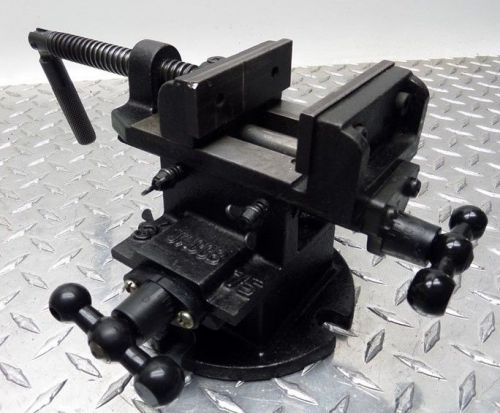 Nice! 3&#034; capacity jacobs 75 3&#034; wide jaws cross slide drill press vise for sale