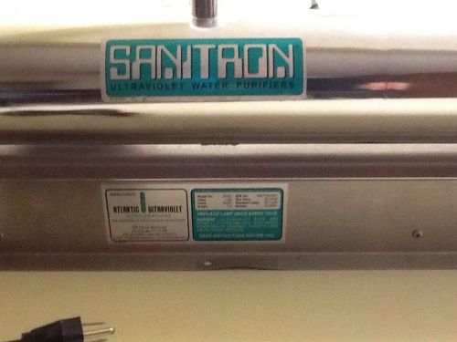 Sanitron ultraviolet water purifier model no. s50c for sale