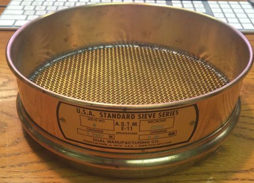 USA Standard Sieve No. 8 Microns 2360 Opening .0937 in 2.36 mm A.S.T.M. E-11