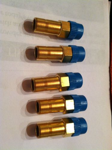 New 5 pieces brass swagelok tube fitting male tube adapter 3/8 tube od x 1/8 for sale