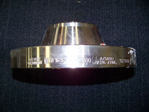Bebitz germany weld neck 4&#034;-300 flange b16.5 4&#034; bore 7/8&#034; bolt holes for sale
