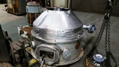 Mercone screen bowl centrifuge unit - model# c-400 - 30hp - 316ss material for sale