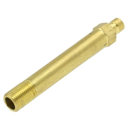 Mould 4&#034; length 1/2&#034; male thread brass water pipe quick fitting nipple for sale
