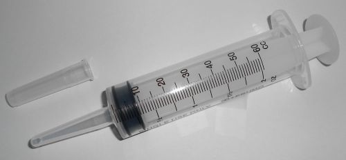50ml Plastic Syringe-Large Thumb Grip Syringe 50cc-NEW