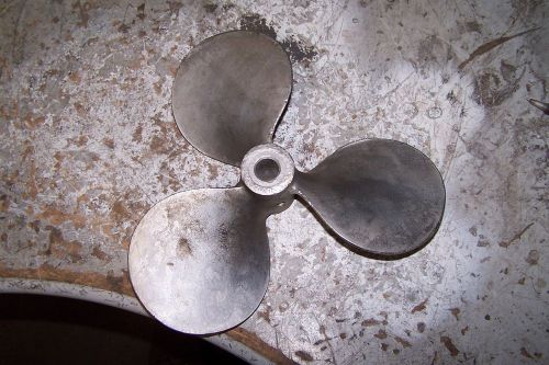 Stainless steel mixing agitator impeller 3/4&#034; id bore 4-15/16&#034; blade 3 blade for sale