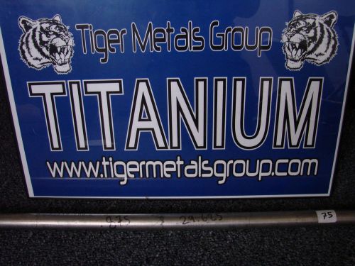 Grade 5 6al-4v titanium solid round bar (0.875&#034; diameter x 24.5&#034; length) #71 for sale