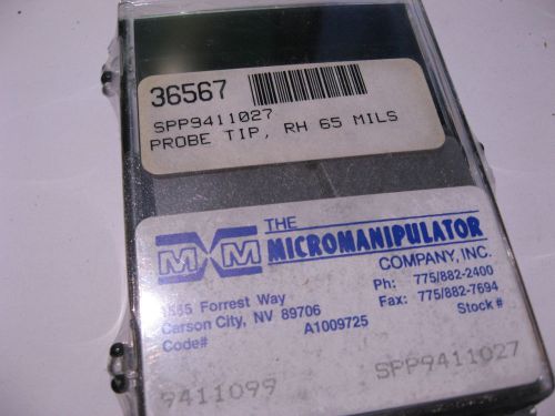 Qty 1 Micromanipulator Co. Probe Tip SPP9411027 RH 65 Mils - NEW Sealed