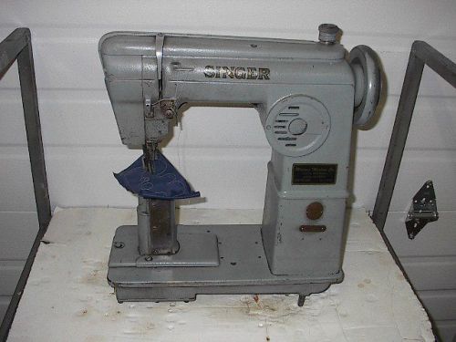 SINGER 236G132  1-NEEDLE  LEATHER  POSTBED ROLLER FEED INDUSTRIAL SEWING MACHINE
