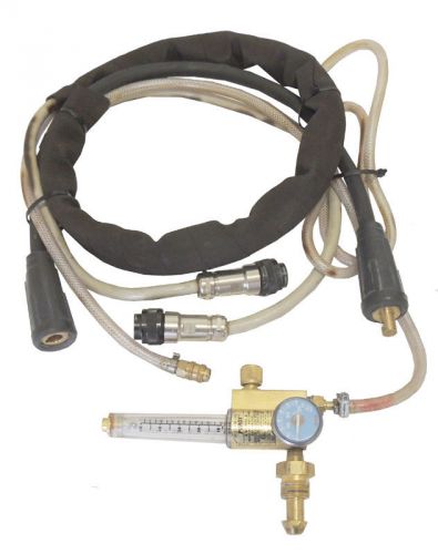 Esab purox r-33-fm-580 regulator flowmeter argon &amp; connection cable can-10p-na for sale
