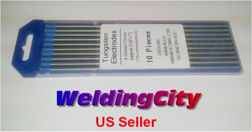 10-pk 2.0% Lanthanated (Blue) 5/32x7 TIG Welding Tungsten Electrode (U.S.Seller)