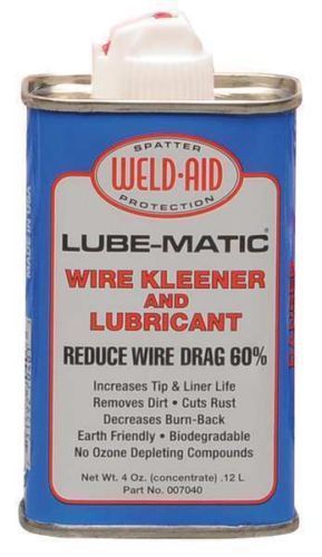 Weld-Aid Lube-Matic® Liquid Wire Kleener &amp; Lubricant 5oz #007040 NEW