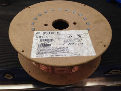 ESAB SpoolArc 86 Mig welding wire ER70S-6 .035&#034;dia. 29# 29lbs Spool 1388F05