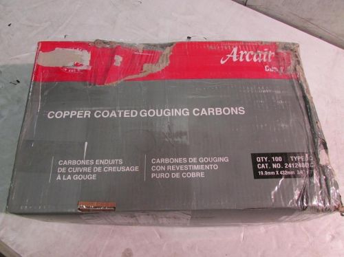 Arcair 24124003c 3/4x17 cutskill dccc carbon 100pk gouging electrodes for sale