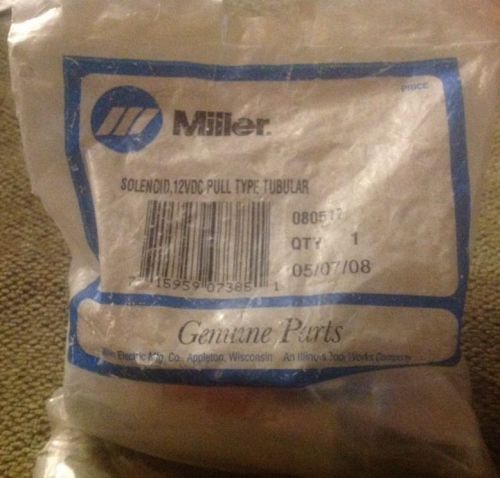 miller solenoid, 12Vdc pull type tubular 080517 trailblazer 44D welder/generator