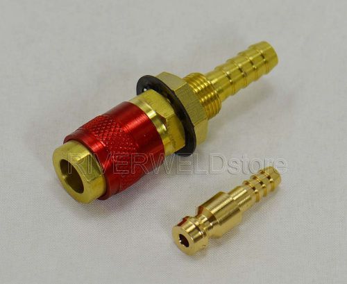 1 set Gas &amp; water Quick Connector Fitting  For Tig Welder / Torch