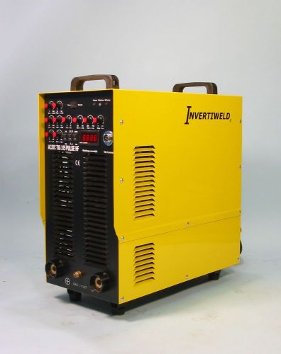 315 amp invertiweld ac/dc tig with pulse, water cool torch, and usa foot control for sale