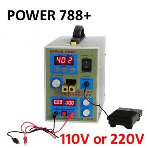 788+ dual pulse battery spot welder welding machine w/ recharge charger for sale