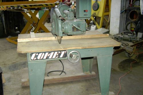 Comet woodworking saw radial arm round ram 12 inch for sale