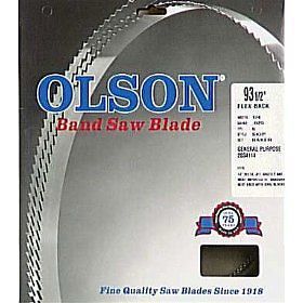 Olson Band Saw 1/4&#034; Wide x 93-1/2&#034; Long 6TPI Blade
