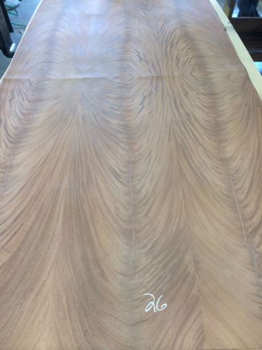 Wood veneer crotch mahogany 48x98 1pcs total 20mil paper backed &#034;exotic&#034; crlm26 for sale