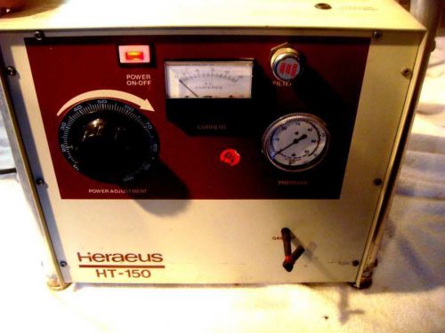 USED HERAEUS HT-150 WATER WELDER GAS GENERATOR