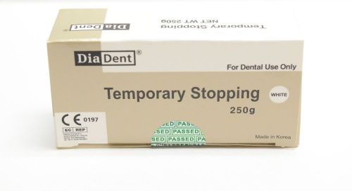 Diadent dental temporary stopping filling material 250g - color white for sale