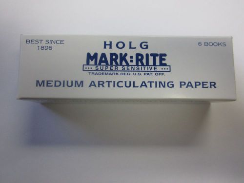 Holg Mark Rite Medium Articulating Paper 6 Books