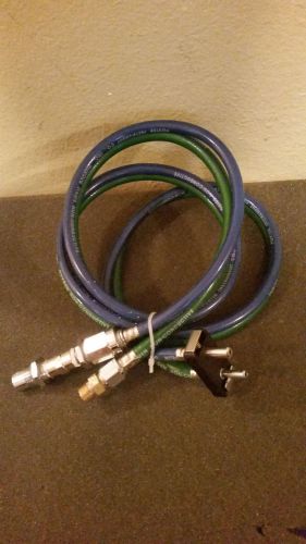 Porter dental nitrous no2 &amp; oxygen hoses for use with nitrous regulators for sale