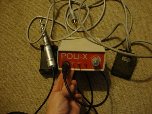 POLI-X DENTAL POLISHER butler come with the foot paddle #C31