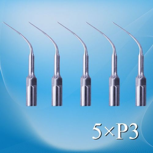 5x Dental Ultrasonic Scaler Perio Tip P3 Tips fit EMS&amp;Woodpecker Handpiece