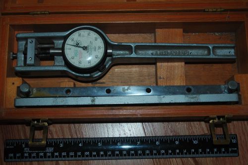 Vintage Federal Dial Drop Indicator Full Machinist Tool .0001&#034; C21, Boxed