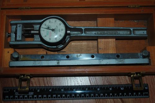 Vintage Federal Dial Drop Indicator Full Machinist Tool .0001&#034; C21, Boxed