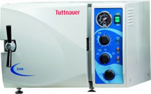 Brand new tuttnauer 2540mk - manual kwiklave autoclave sterilizer for sale