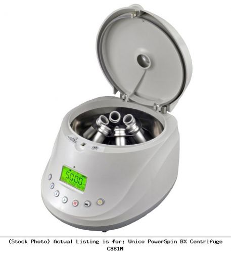 Unico powerspin bx centrifuge c881m for sale