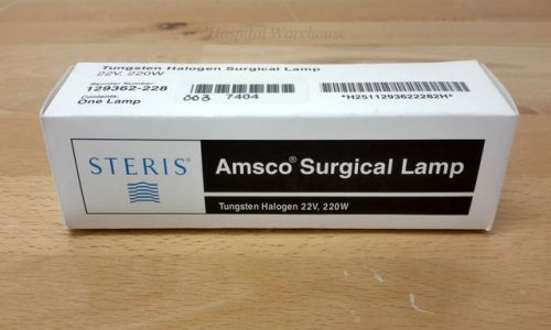 Steris amsco tungsten halogen surgical lamp 22v-220w 129362-228 for sale