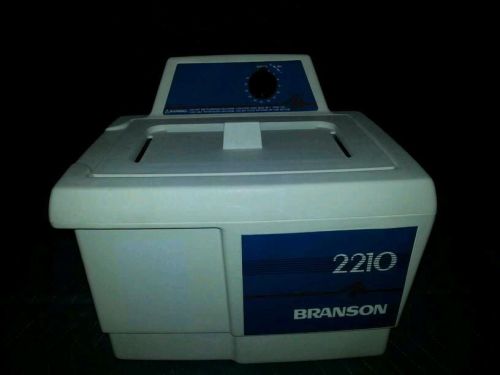 1 gal branson ultrasonic cleaner 2210r-mt w/60 min timer 90 watt output @ 47khz for sale